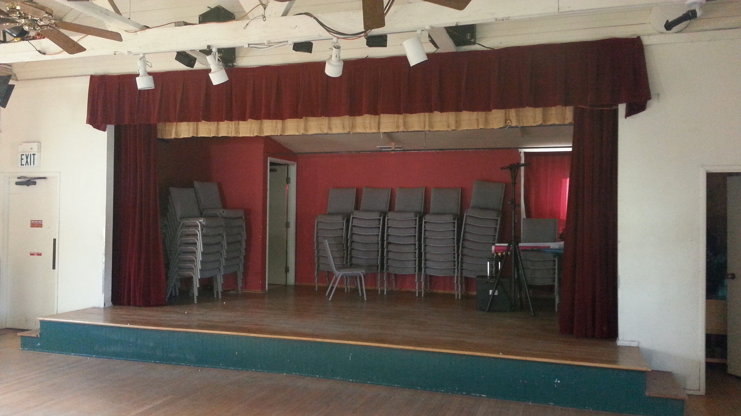 Town Hall stage photo