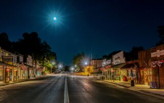Main St. Julian at night photo