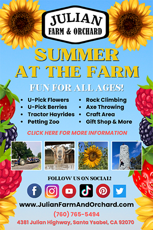 Summer at the Farm 2023 Julian Farm & Orchard