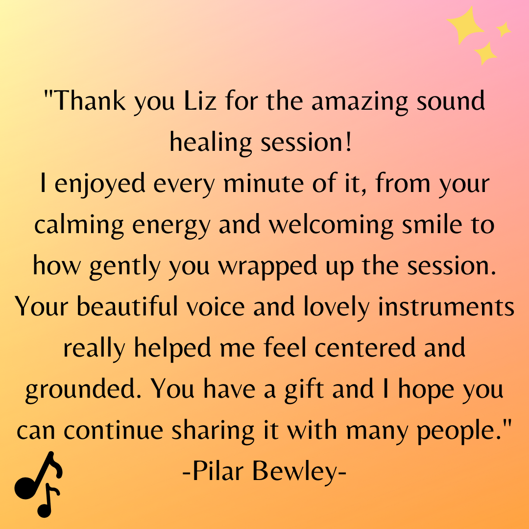 TestimonialLizSound1 photo of words